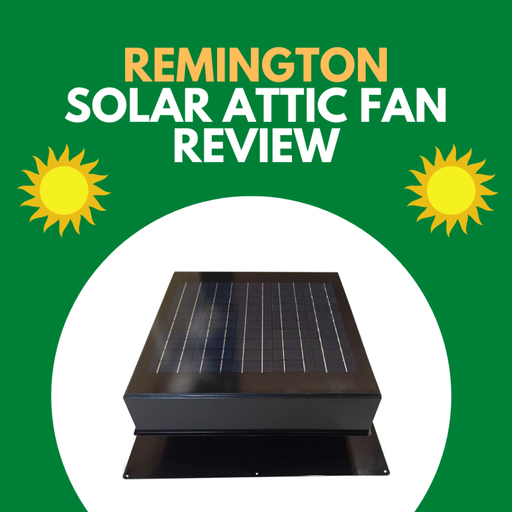 Remington Solar 20-Watt Solar Attic Fan