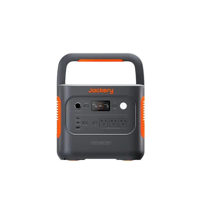 Jackery Explorer 2000 v2 portable power station, official manufacturer photo