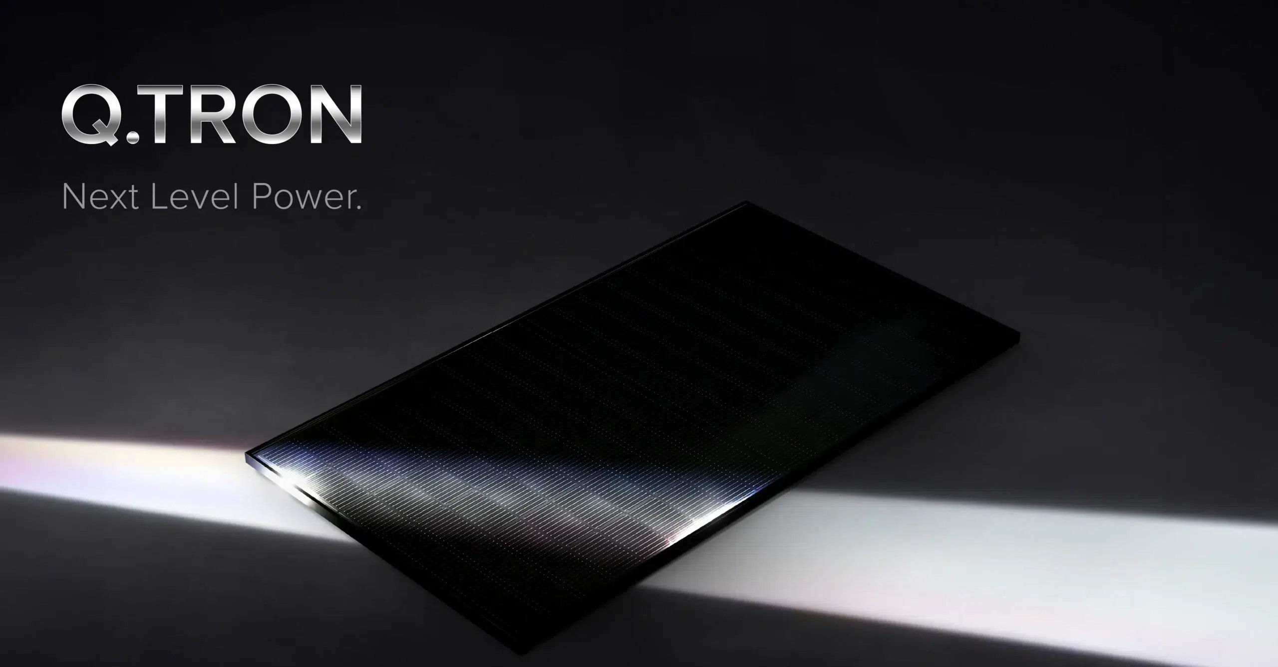 Qcells Q.TRON solar module, official product photo